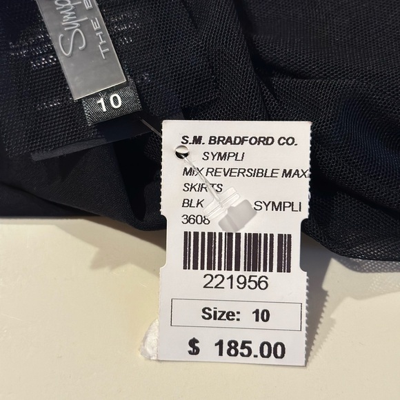 NWT SYMPLI STRAIGHT Maxi skirt - Picture 6 of 6